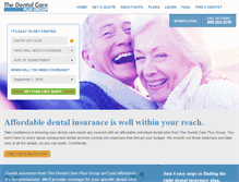 Tablet Screenshot of mydentalcareplus.com